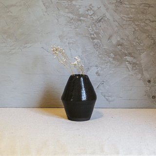 Vase n.100 | Sablier noir - FACE