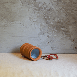 Vase n.34 | Orange mat - FACE