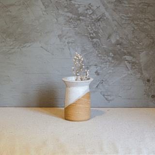Vase n.54 | Marbré et blanc - FACE