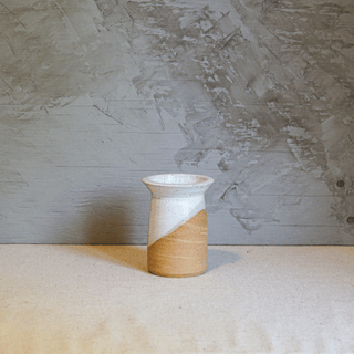 Vase n.54 | Marbré et blanc - FACE