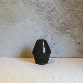 Vase n.100 | Sablier noir - FACE