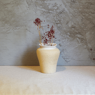 Vase n.31 | Moucheté blanc et crème - FACE